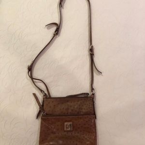Dooney & Bourke Faux Ostrich Crossbody Purse